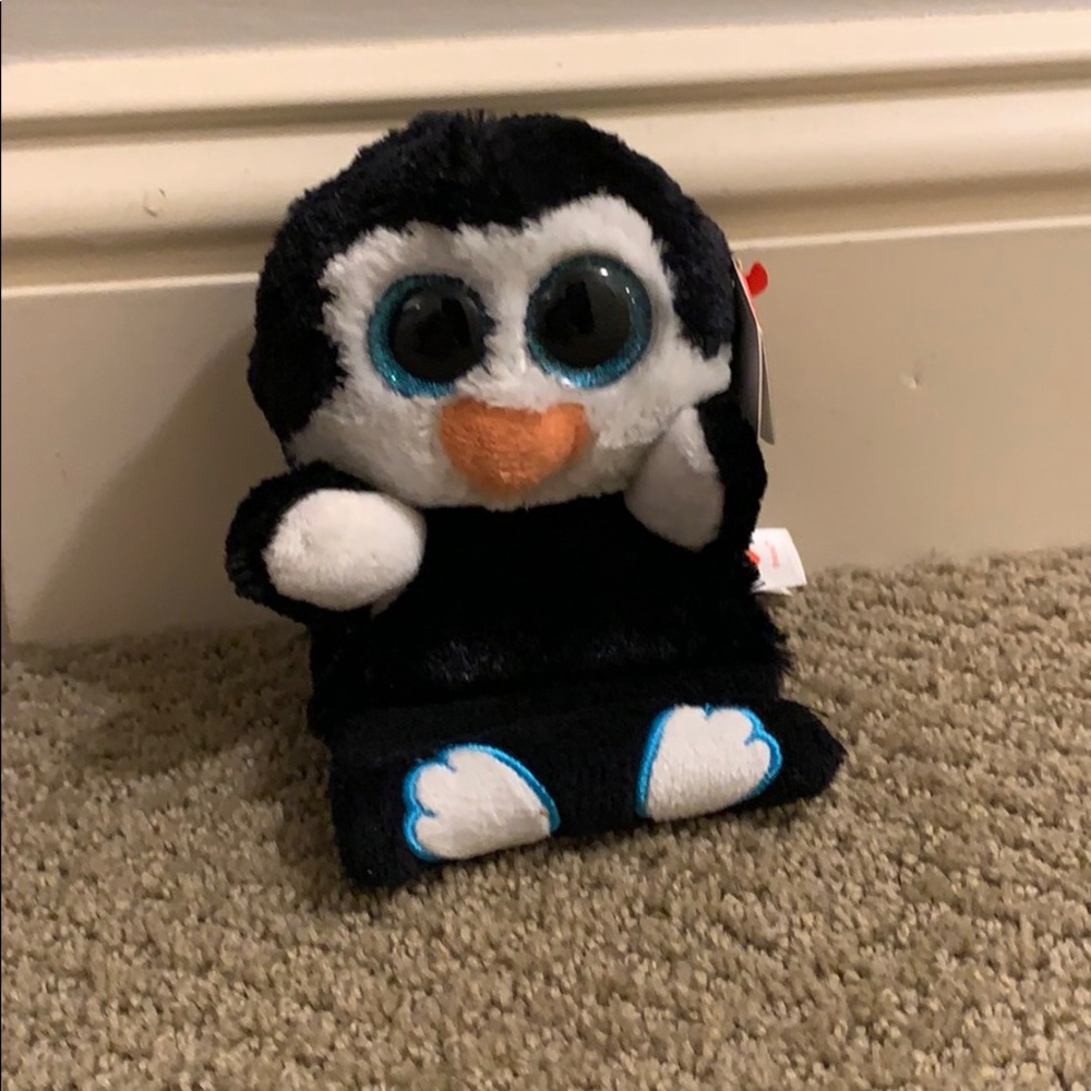 Ty peek a boo penguin phone holder!
